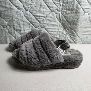 UGG Gray Slide Slip On Sandal Women's Comfort Shoes Slippers 
Sz USA 8